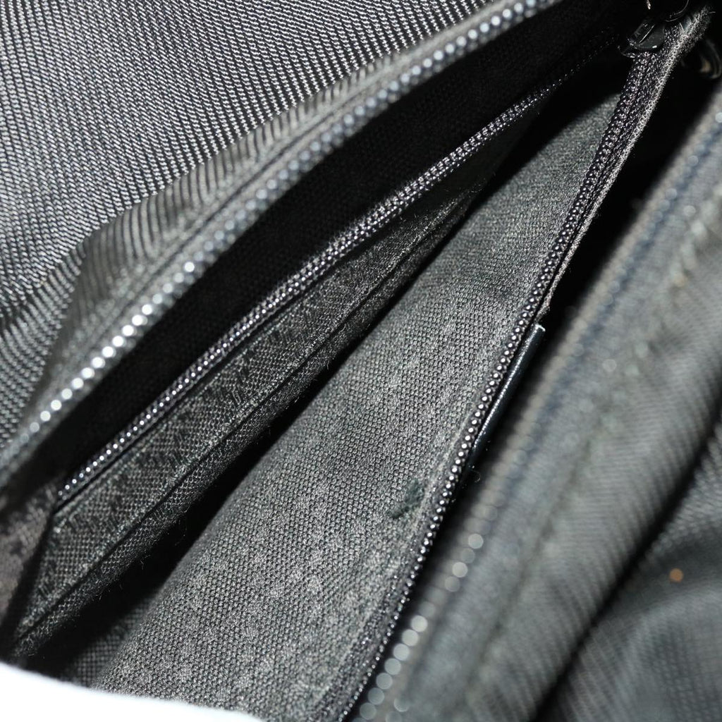 GUCCI Bamboo Hand Bag Nylon Black 000 1014 0575 bs5214