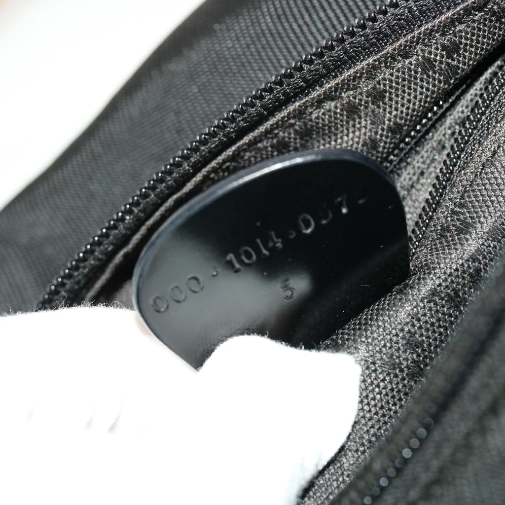 GUCCI Bamboo Hand Bag Nylon Black 000 1014 0575 bs5214