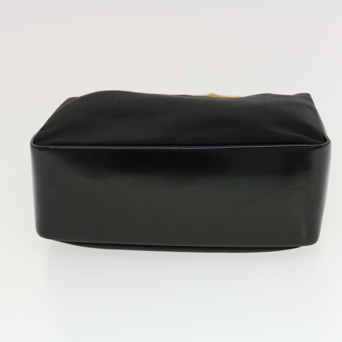 GUCCI Bamboo Hand Bag Nylon Black 000 1014 0575 bs5214