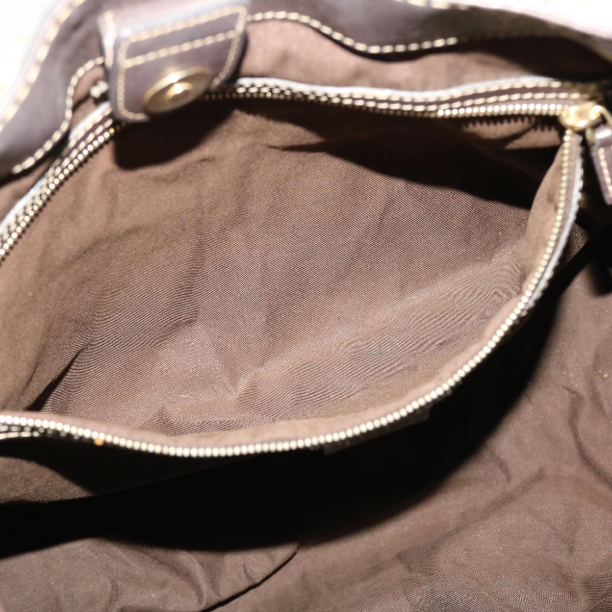 GUCCI GG Crystal GG Canvas Shoulder Bag 2Set Brown bs5221