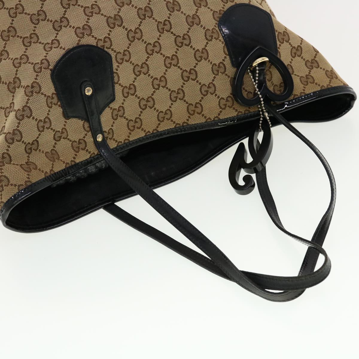 GUCCI GG Crystal GG Canvas Shoulder Bag 2Set Brown bs5221
