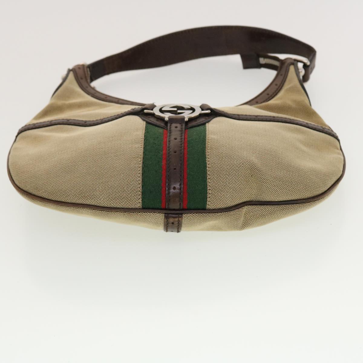 GUCCI GG Canvas Web Sherry Line Hand Bag Nylon 4Set Black Beige Red bs5254
