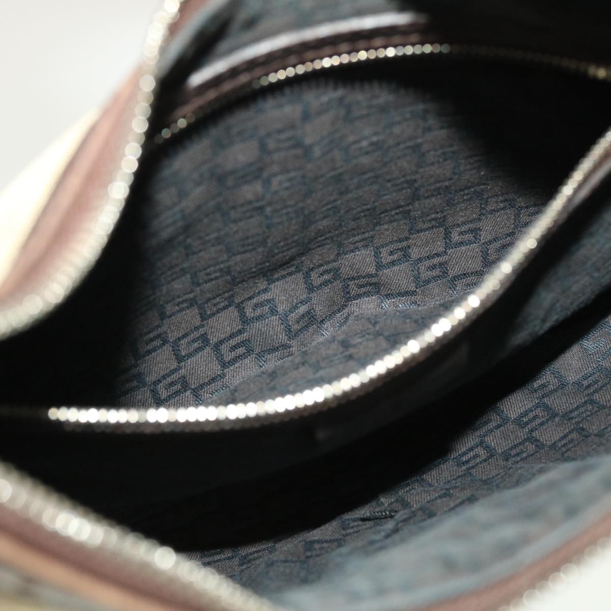 GUCCI GG Canvas Web Sherry Line Hand Bag Nylon 4Set Black Beige Red bs5254