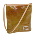 FENDI Shoulder Bag Patent leather Khaki 2813-26734-008 bs5265
