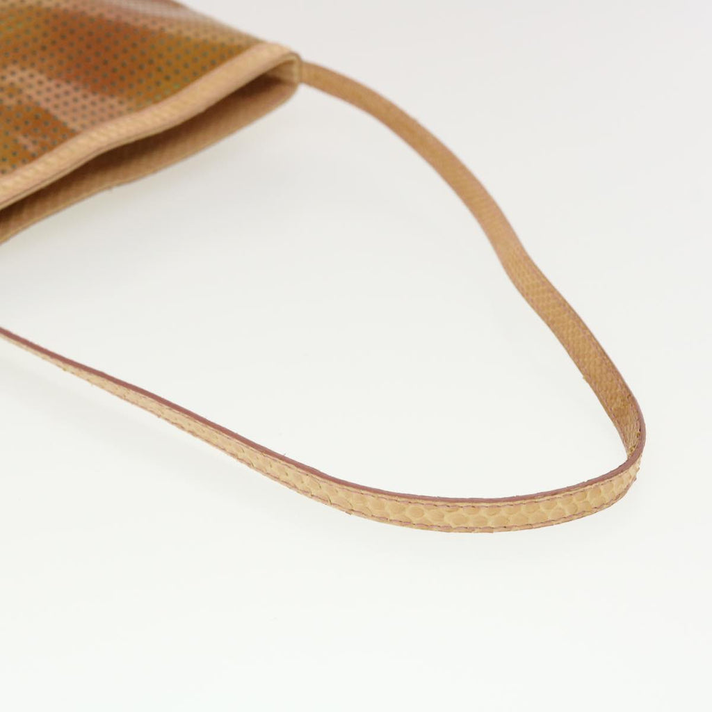 FENDI Shoulder Bag Patent leather Khaki 2813-26734-008 bs5265