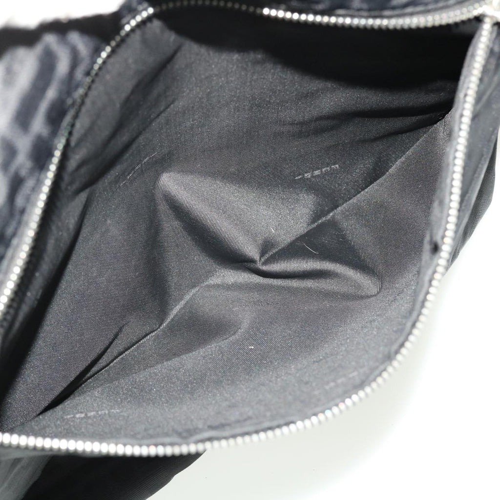FENDI Shoulder Bag Nylon Black bs5294