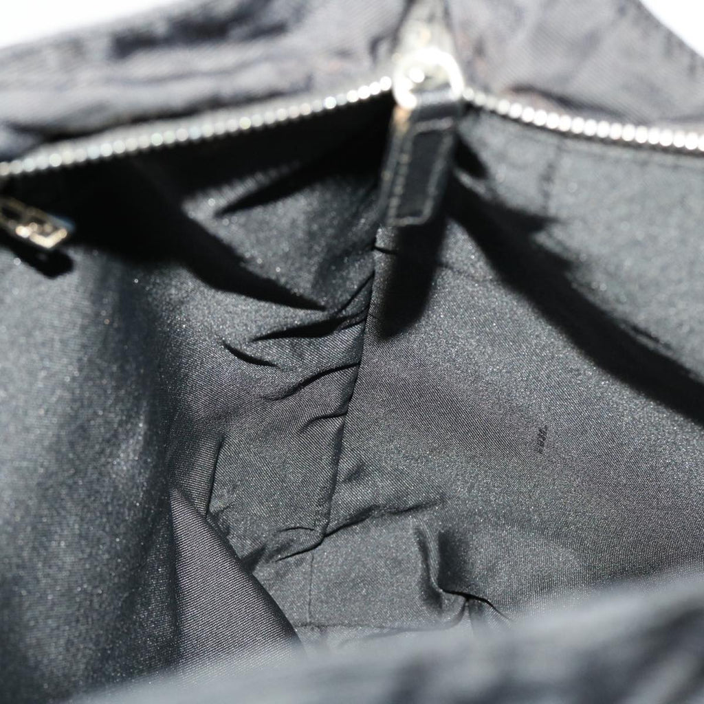 FENDI Shoulder Bag Nylon Black bs5294
