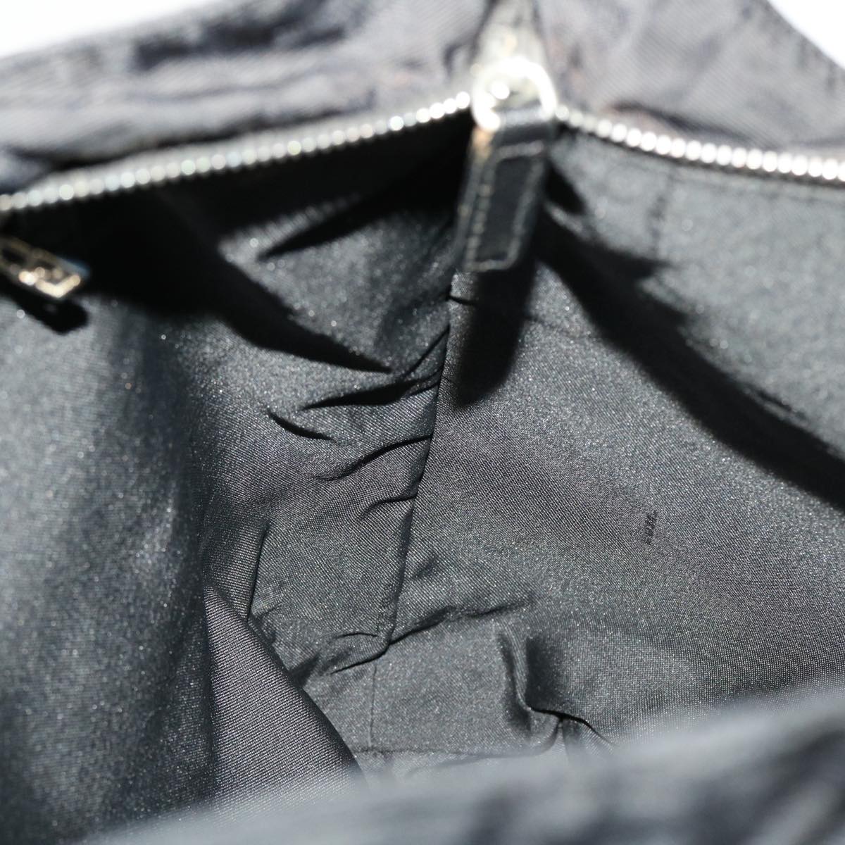 FENDI Shoulder Bag Nylon Black bs5294