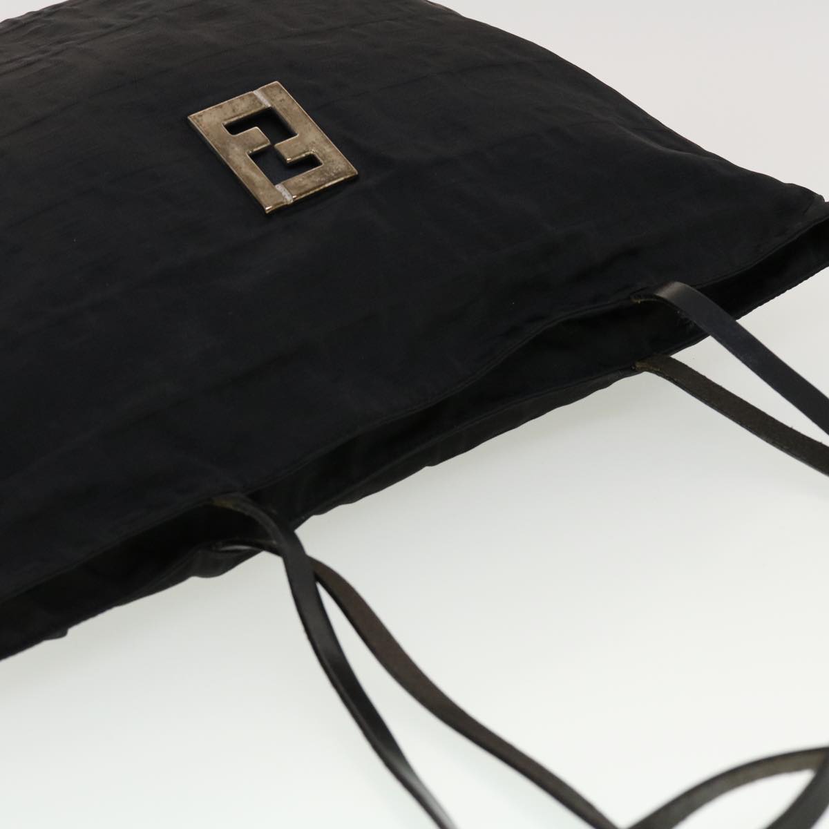 FENDI Shoulder Bag Nylon Black bs5294