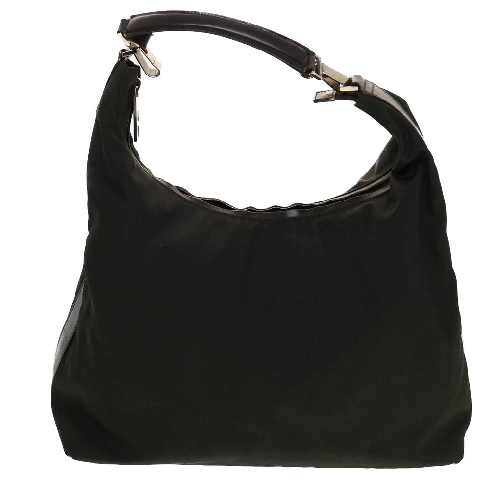 GUCCI Shoulder Bag Canvas 2Set Black bs5295