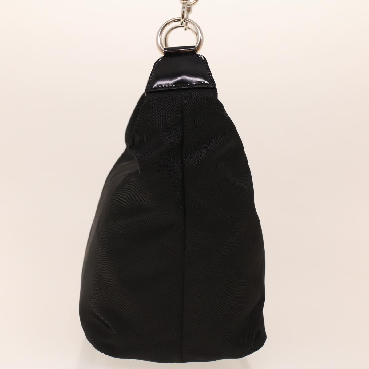 GUCCI Bamboo Shoulder Bag Nylon Black 00019560531 bs5299