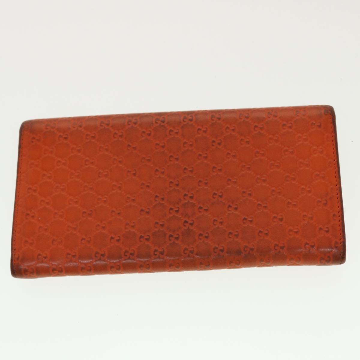 GUCCI GG Canvas Wallet Leather 5Set Black Orange beige bs5373
