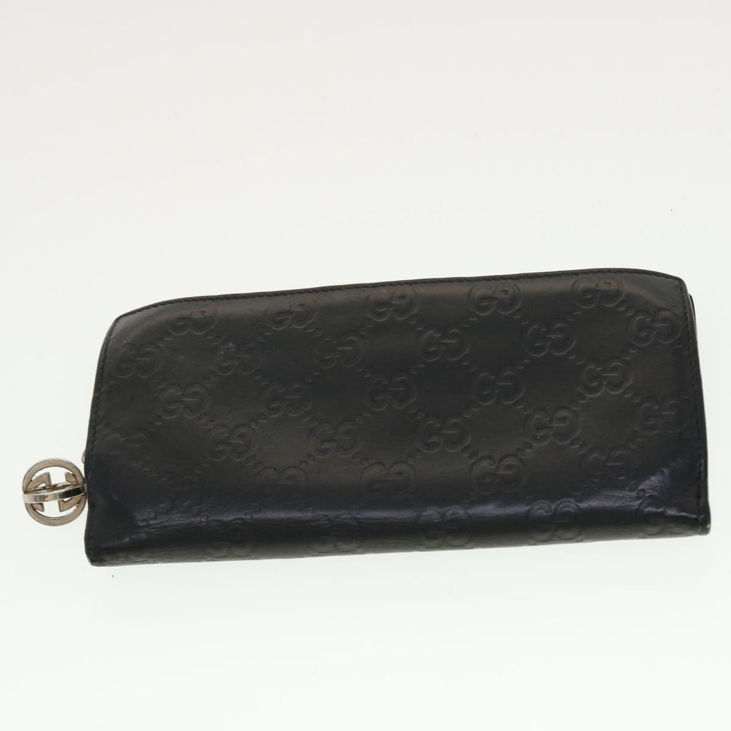 GUCCI GG Canvas Wallet Leather 5Set Black Orange beige bs5373