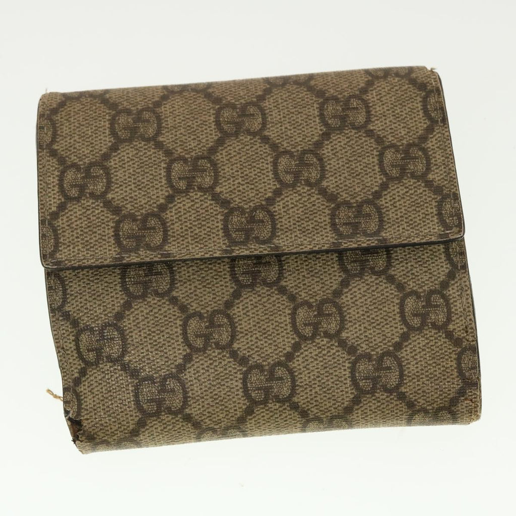GUCCI GG Canvas Wallet Leather 5Set Black Orange beige bs5373