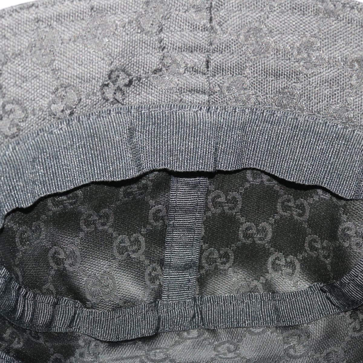 GUCCI GG Canvas Hat L Black bs5383