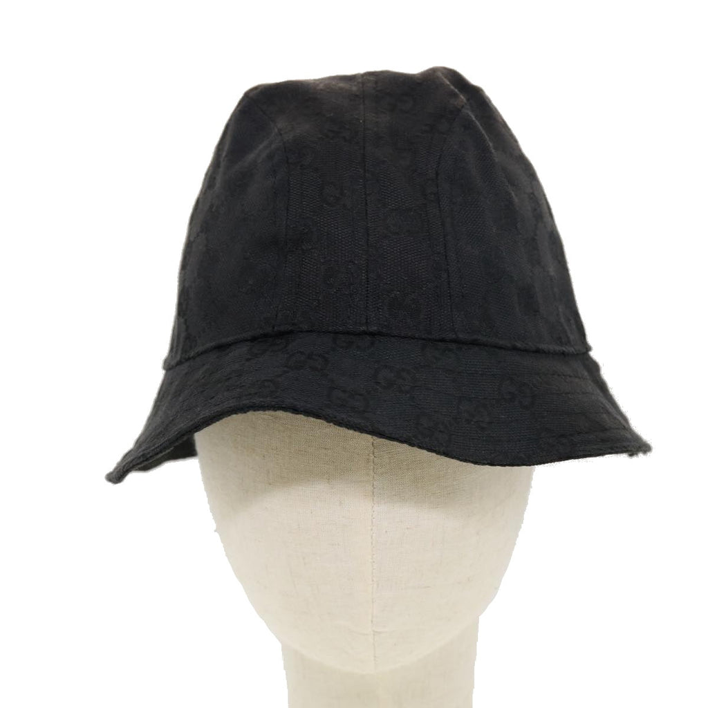 GUCCI GG Canvas Hat L Black bs5383