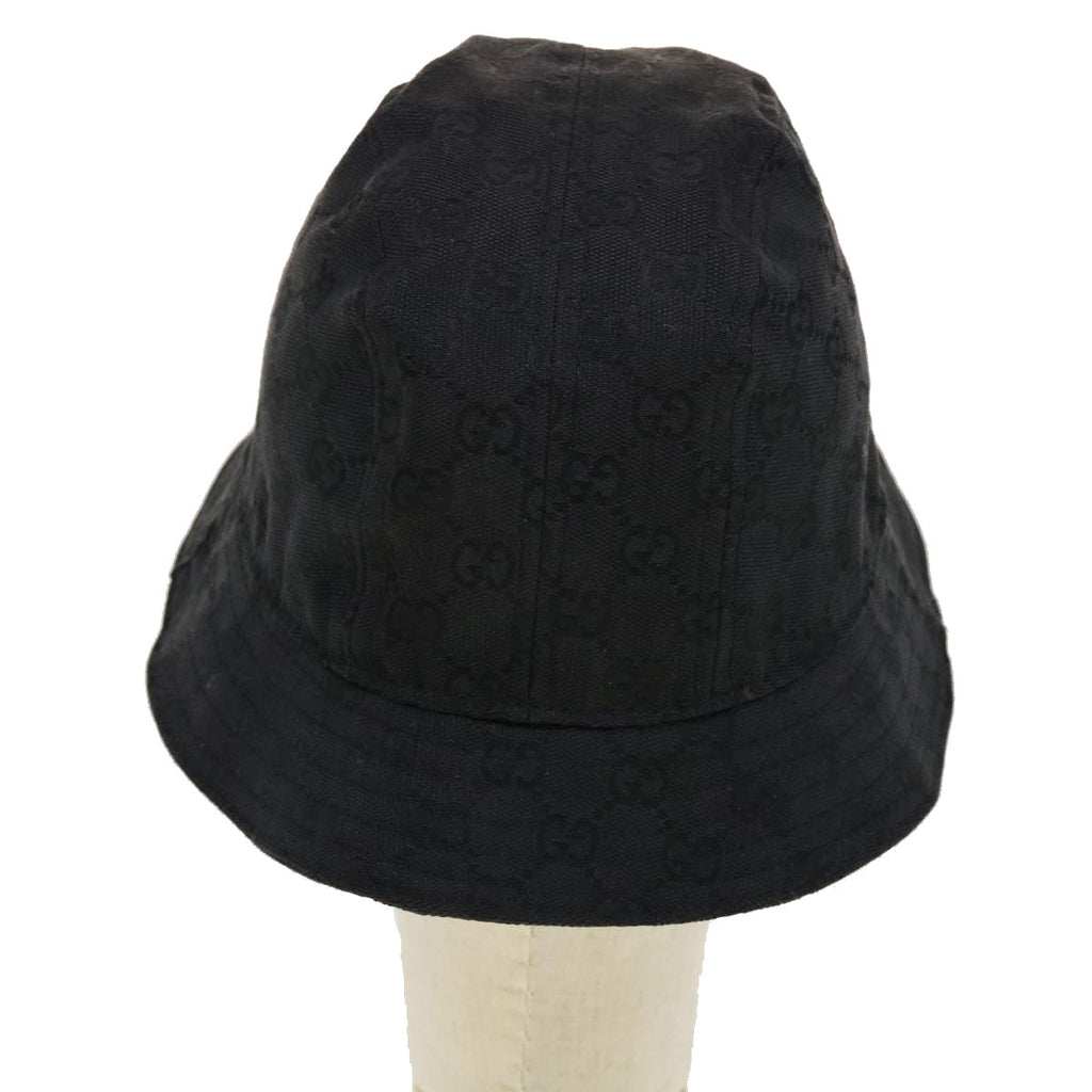 GUCCI GG Canvas Hat L Black bs5383
