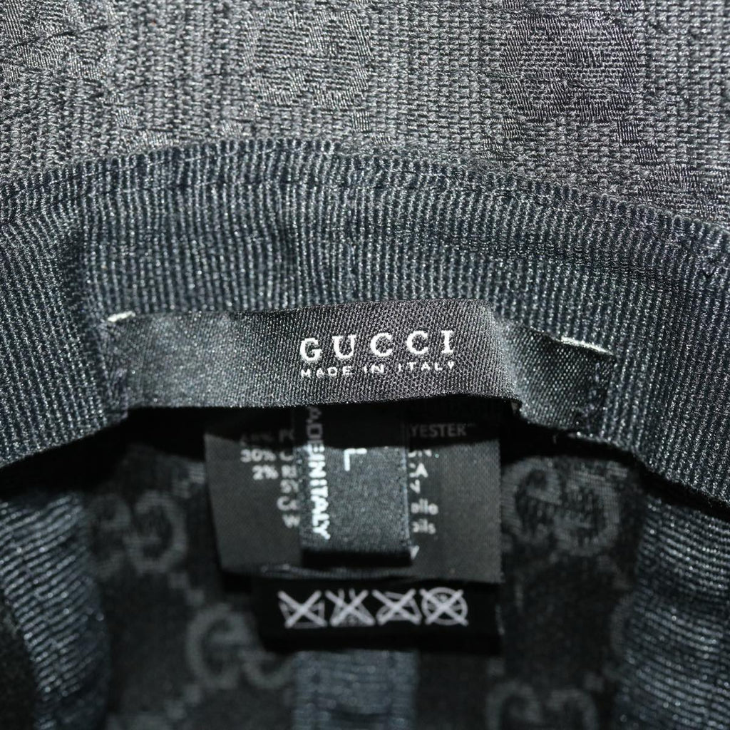 GUCCI GG Canvas Hat L Black bs5383