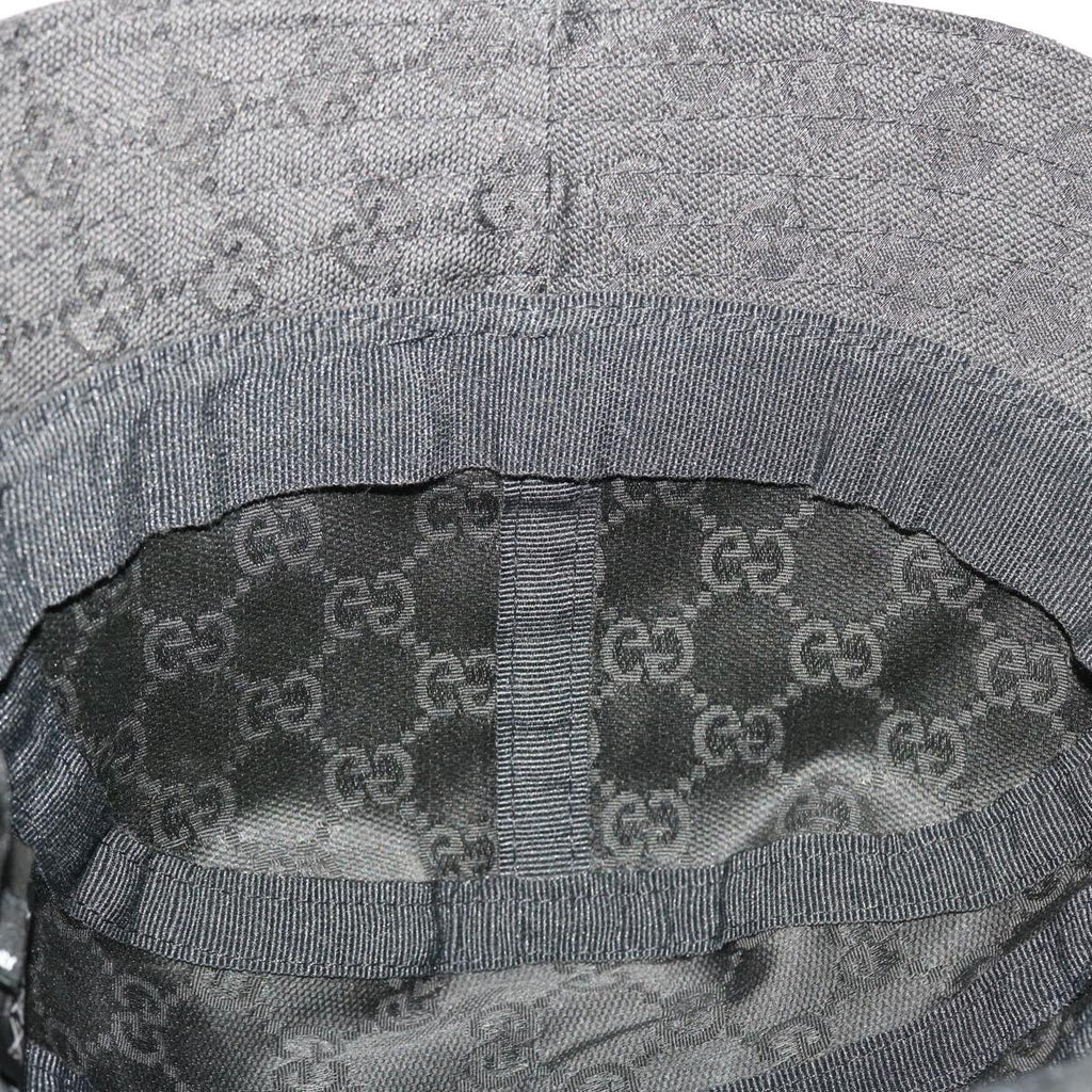 GUCCI GG Canvas Hat L Black bs5383
