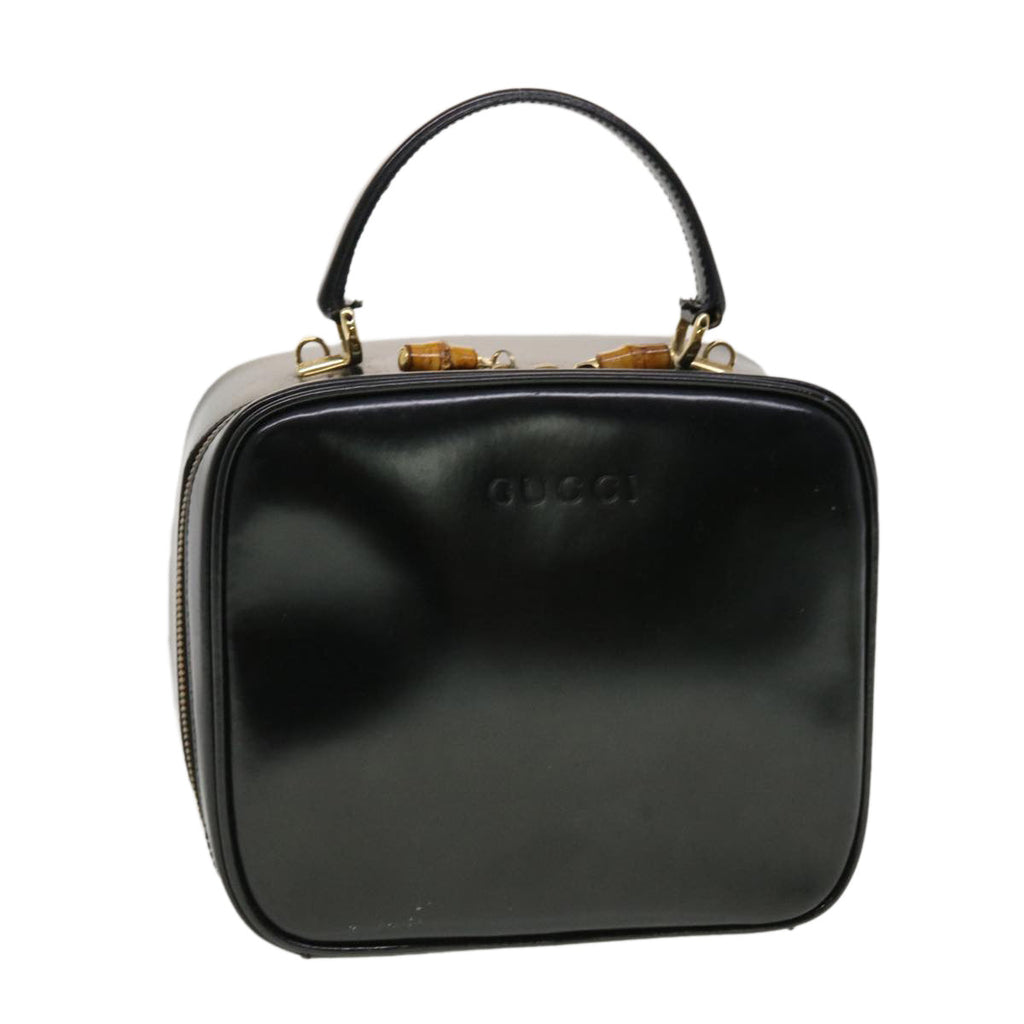 GUCCI Hand Bag Patent leather Black 000-3270-032 bs5406