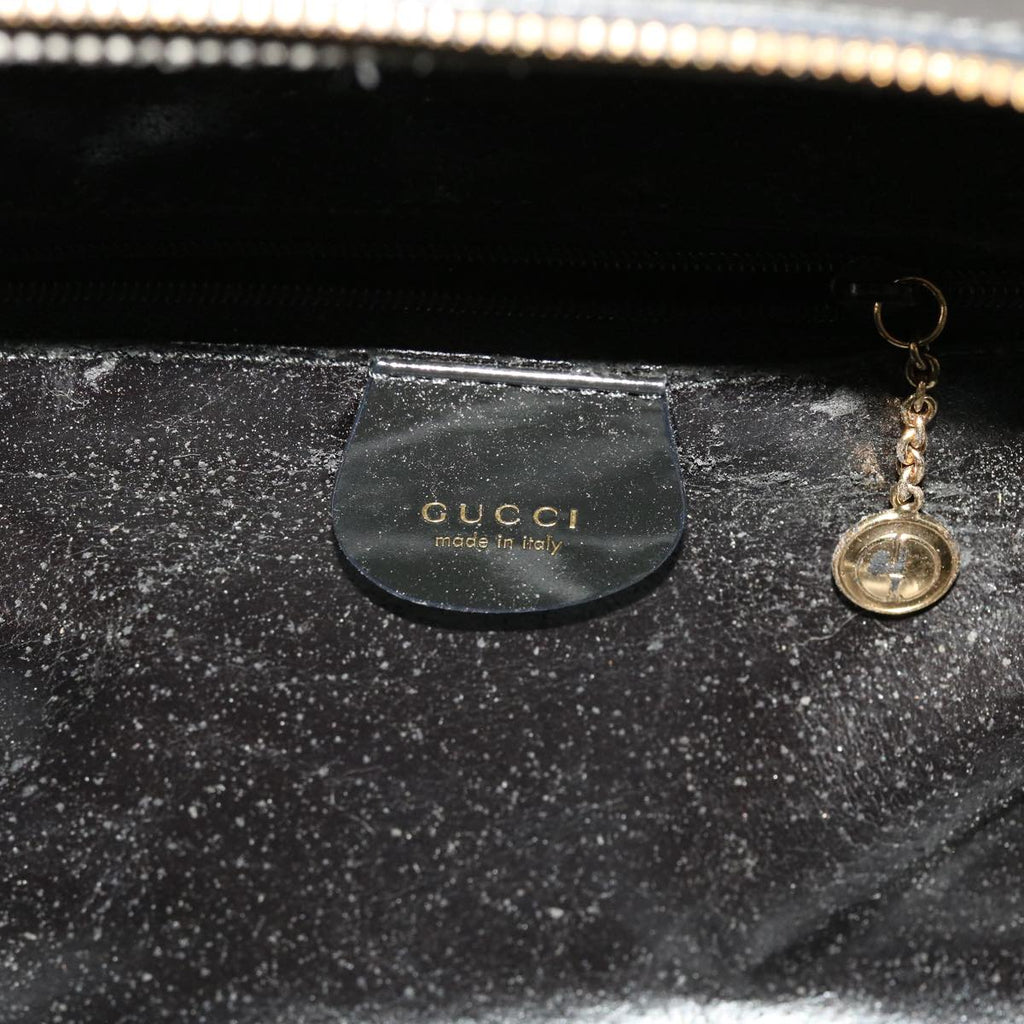 GUCCI Hand Bag Patent leather Black 000-3270-032 bs5406