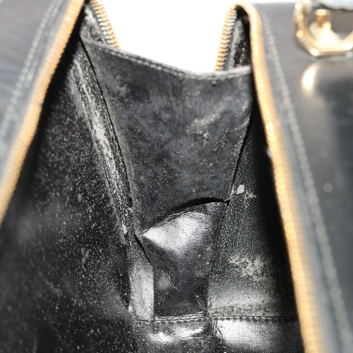 GUCCI Hand Bag Patent leather Black 000-3270-032 bs5406