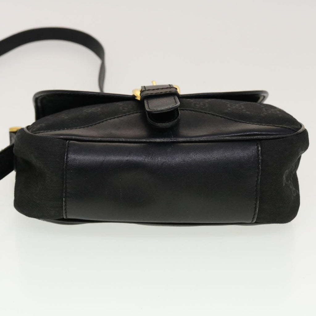 GUCCI GG Canvas Shoulder Bag Black bs5469