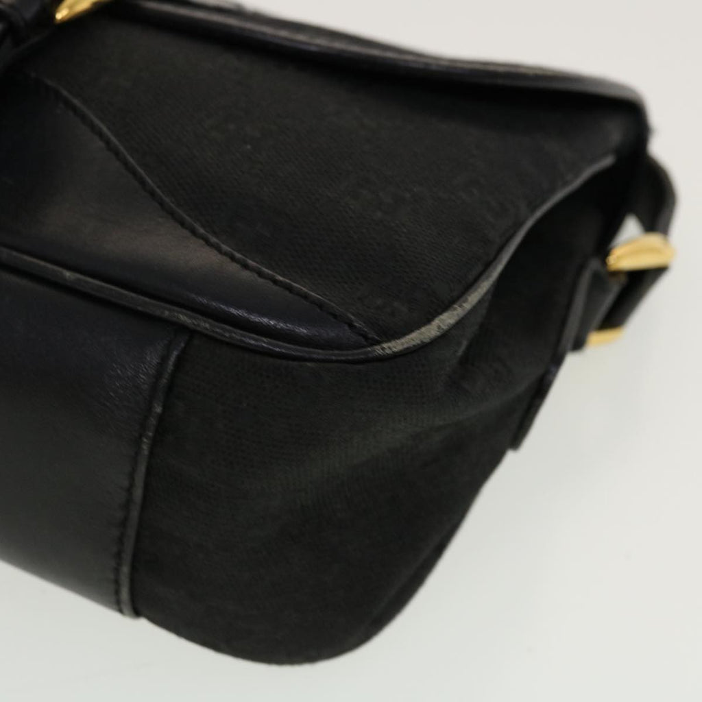 GUCCI GG Canvas Shoulder Bag Black bs5469