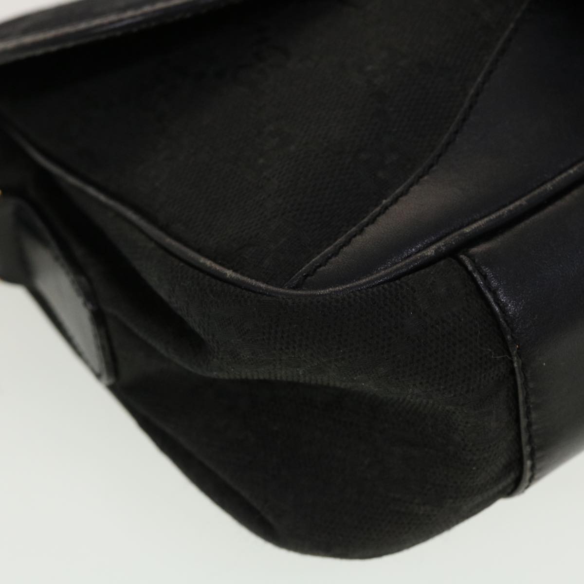 GUCCI GG Canvas Shoulder Bag Black bs5469