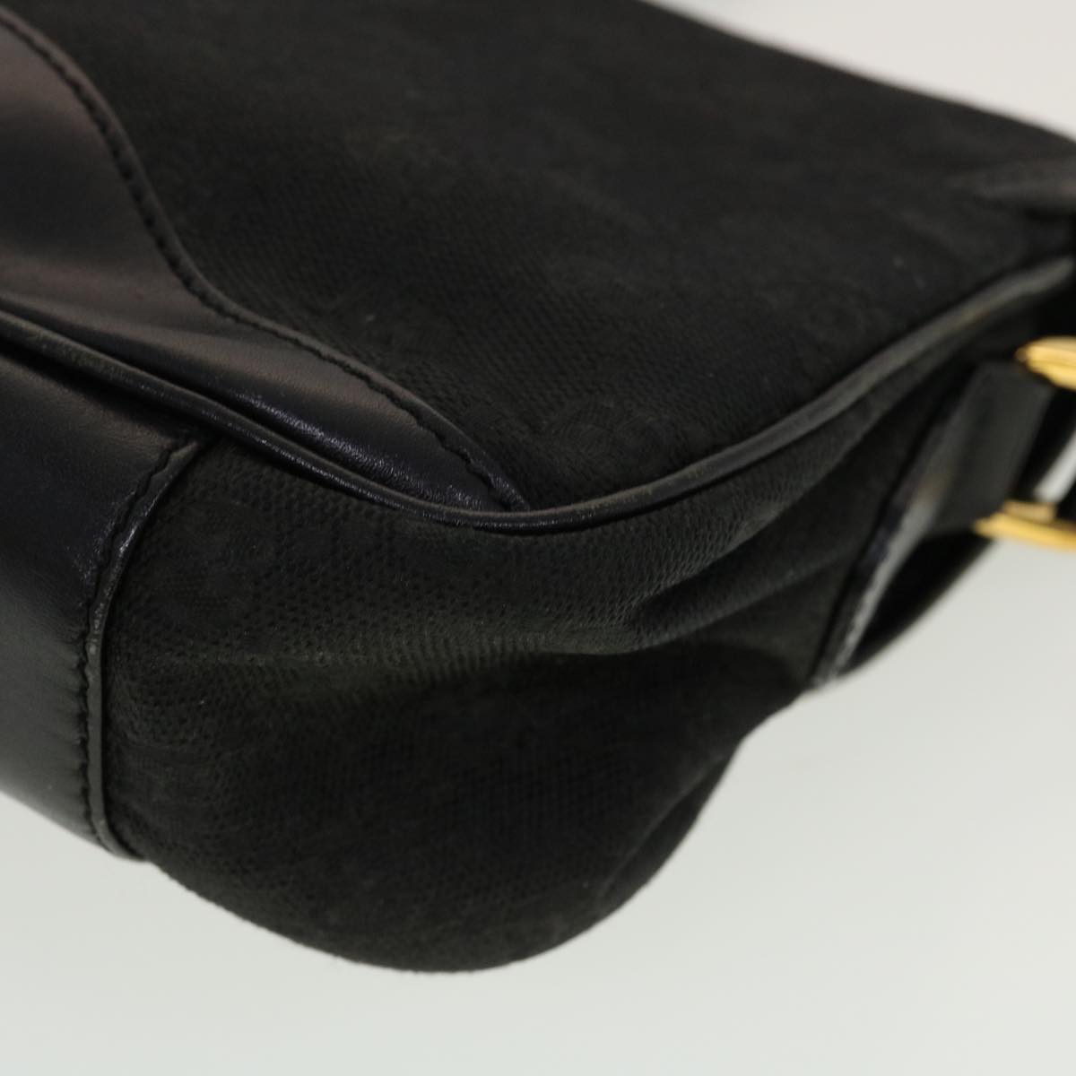 GUCCI GG Canvas Shoulder Bag Black bs5469
