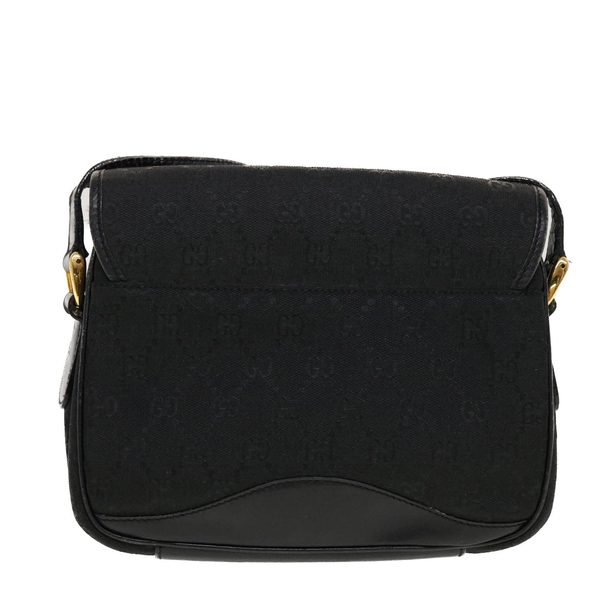 GUCCI GG Canvas Shoulder Bag Black bs5469