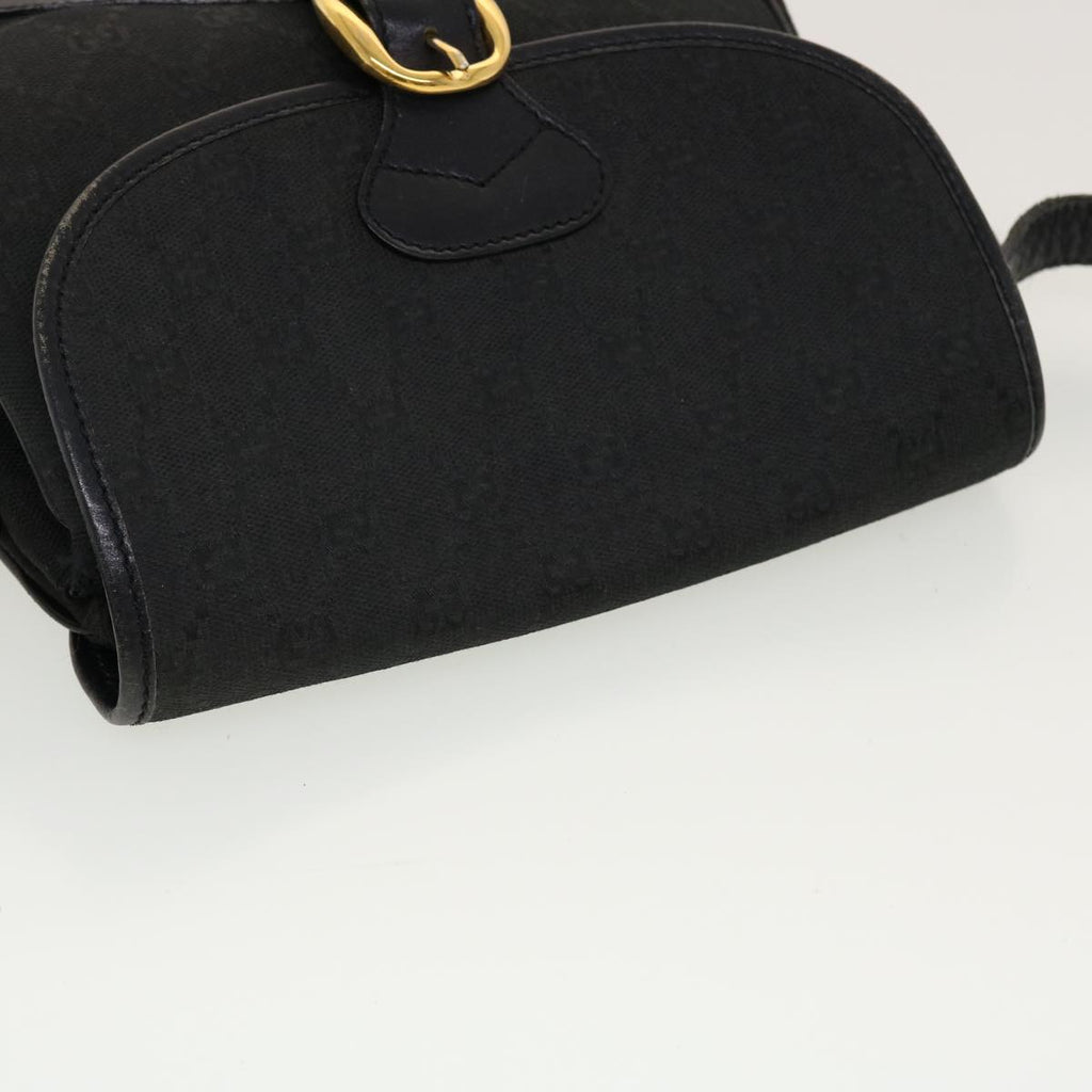 GUCCI GG Canvas Shoulder Bag Black bs5469