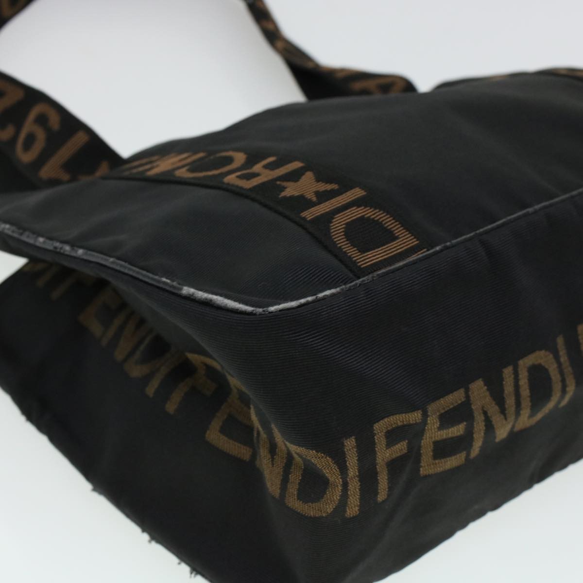 FENDI Tote Bag Nylon Black bs5489