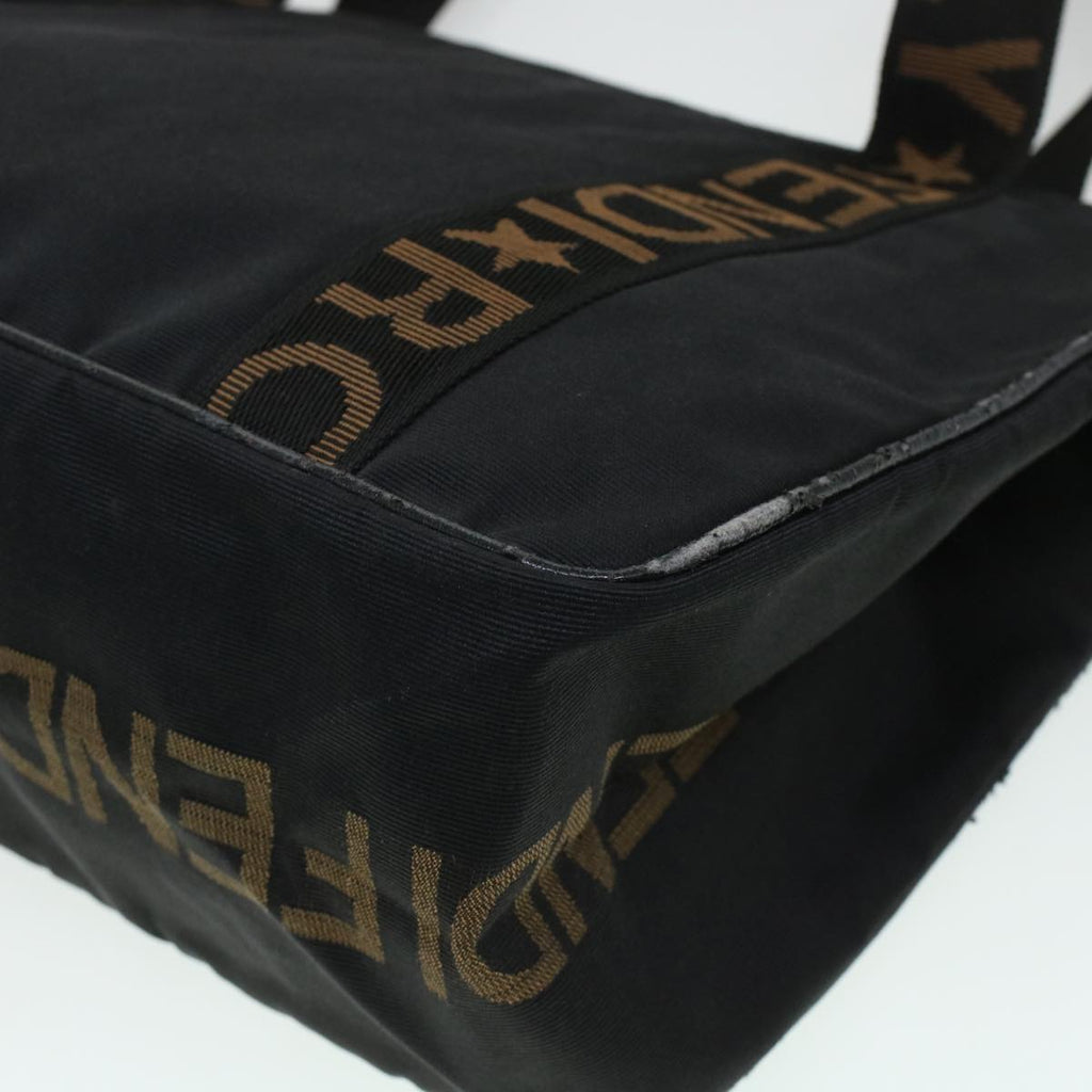 FENDI Tote Bag Nylon Black bs5489