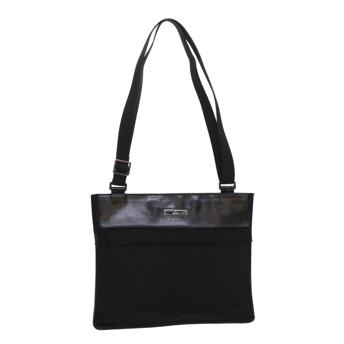 GUCCI Shoulder Bag Nylon Black 01903542123 bs5511