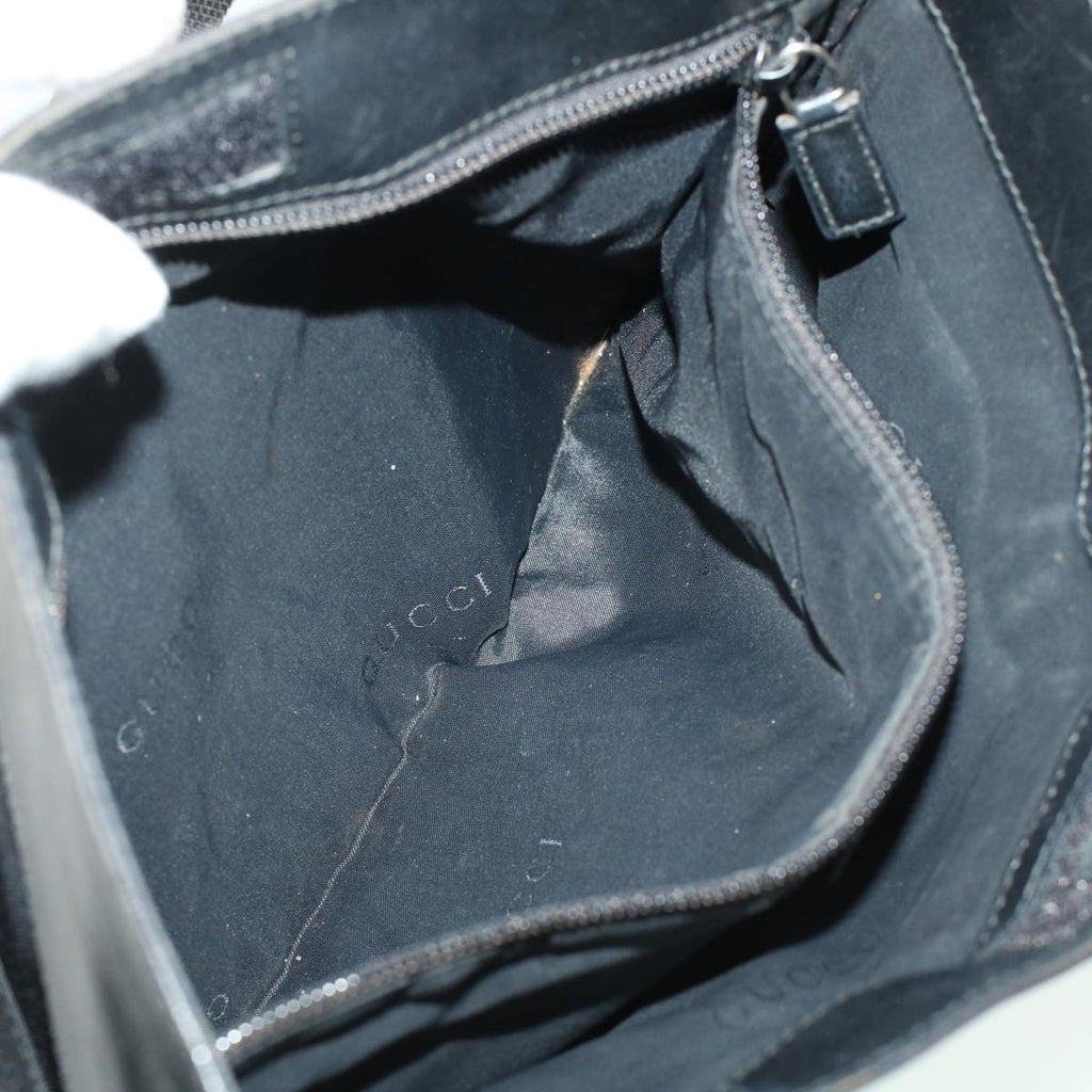 GUCCI Shoulder Bag Nylon Black 01903542123 bs5511