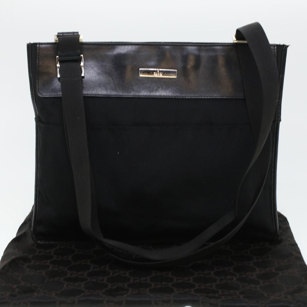 GUCCI Shoulder Bag Nylon Black 01903542123 bs5511
