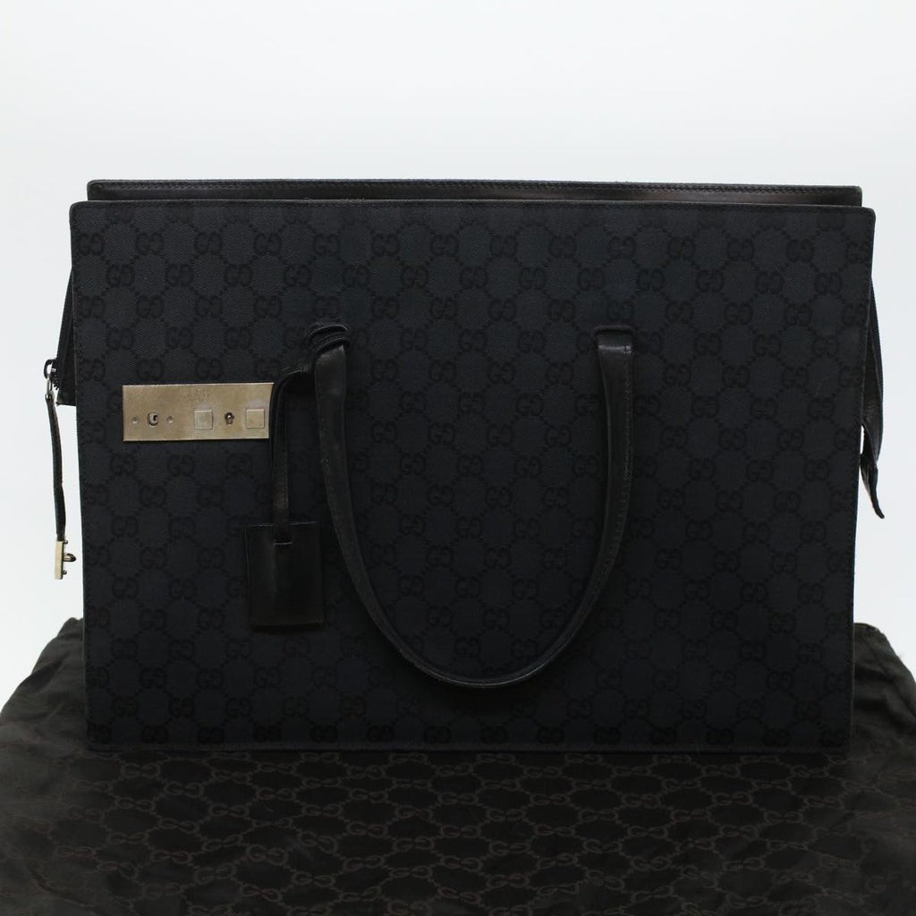 GUCCI GG Canvas Business Bag Black 0153708 bs5512