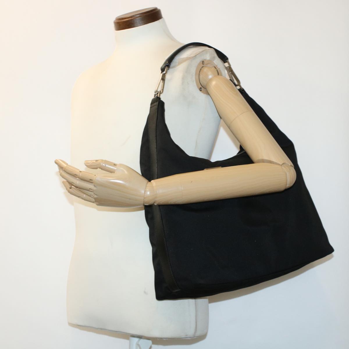 GUCCI Shoulder Bag Nylon Black 0011955002058 bs5513
