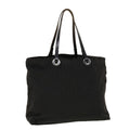 FENDI Zucca Canvas Tote Bag Nylon Black bs5552