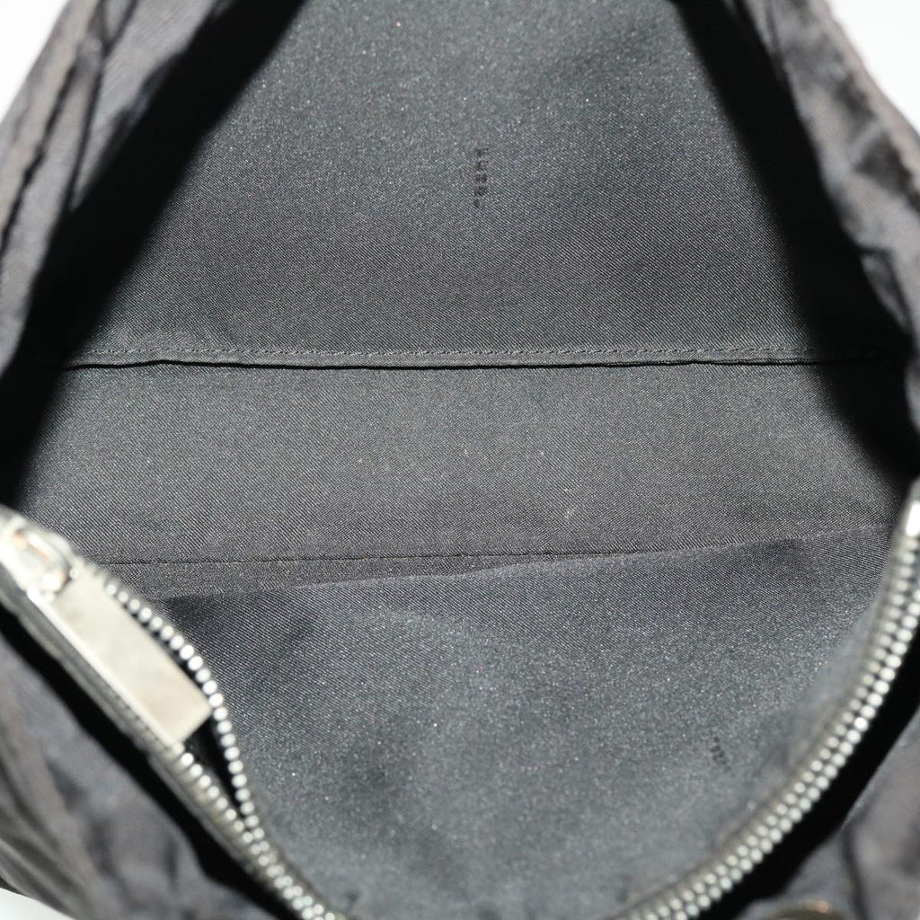 FENDI Zucca Canvas Tote Bag Nylon Black bs5552