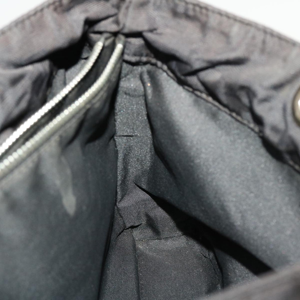 FENDI Zucca Canvas Tote Bag Nylon Black bs5552