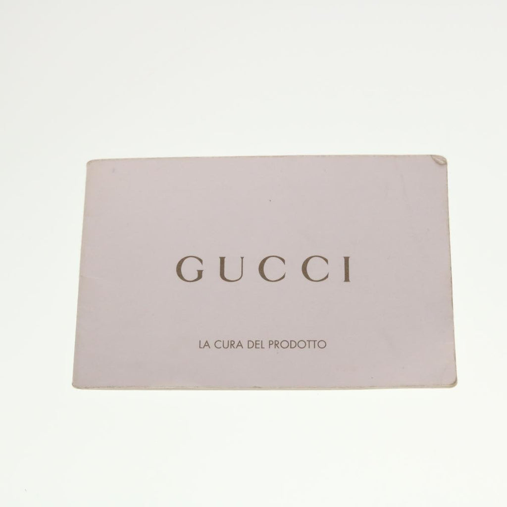 GUCCI Guccissima Hand Bag Leather White 211944 bs5554