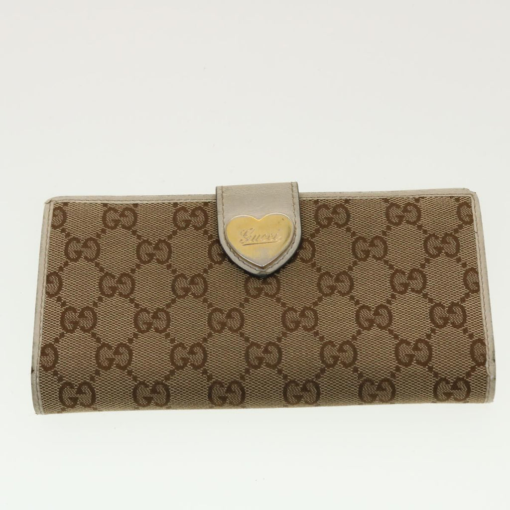 GUCCI GG Canvas Web Sherry Line Pouch Wallet 3Set Beige Red Green bs5568