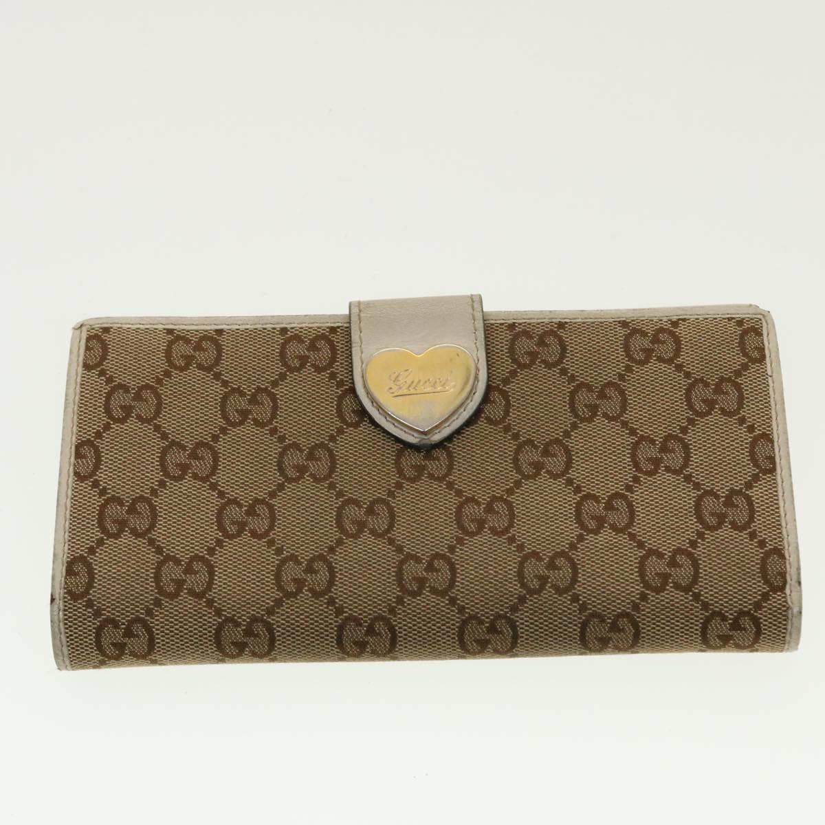 GUCCI GG Canvas Web Sherry Line Pouch Wallet 3Set Beige Red Green bs5568