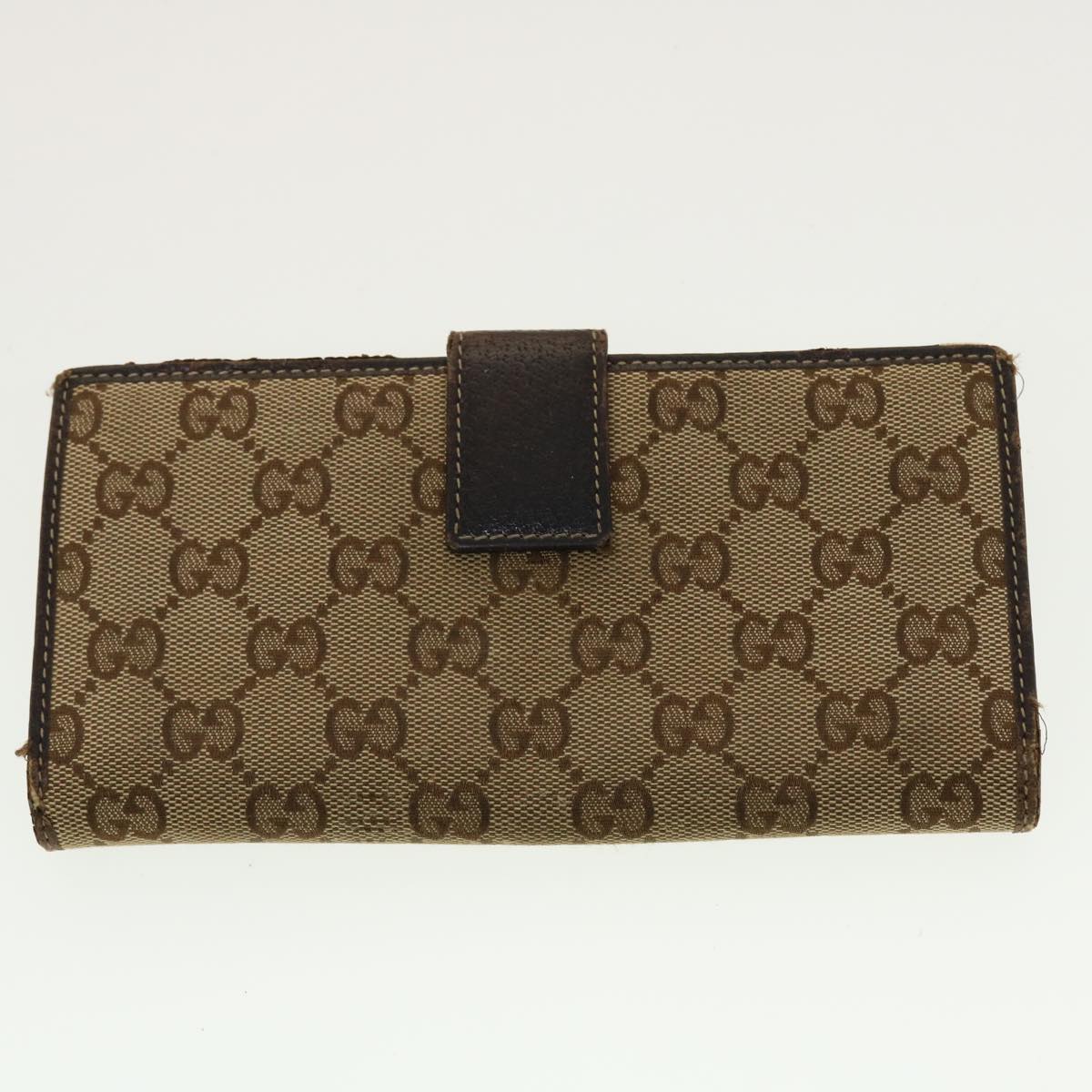 GUCCI GG Canvas Web Sherry Line Pouch Wallet 3Set Beige Red Green bs5568
