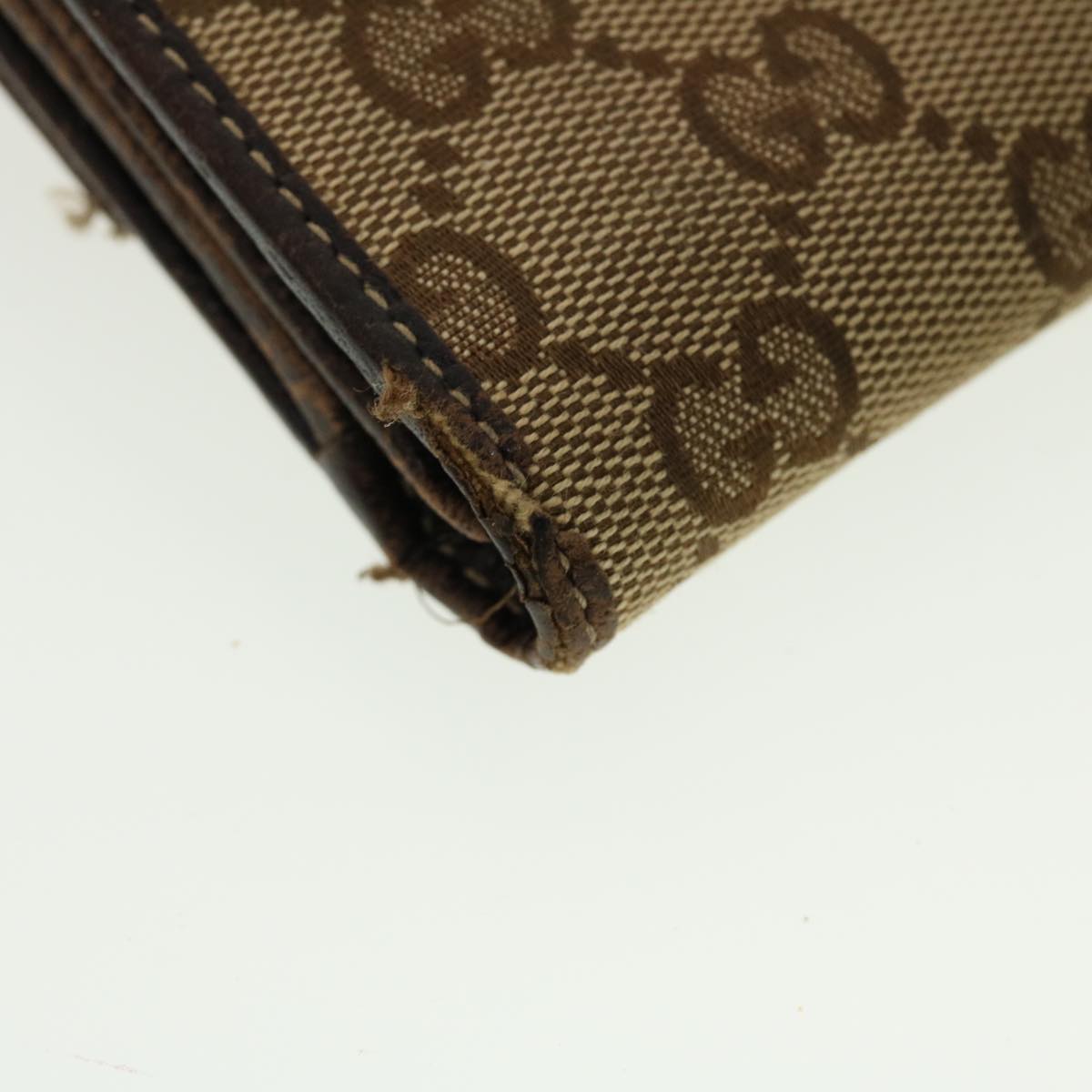 GUCCI GG Canvas Web Sherry Line Pouch Wallet 3Set Beige Red Green bs5568
