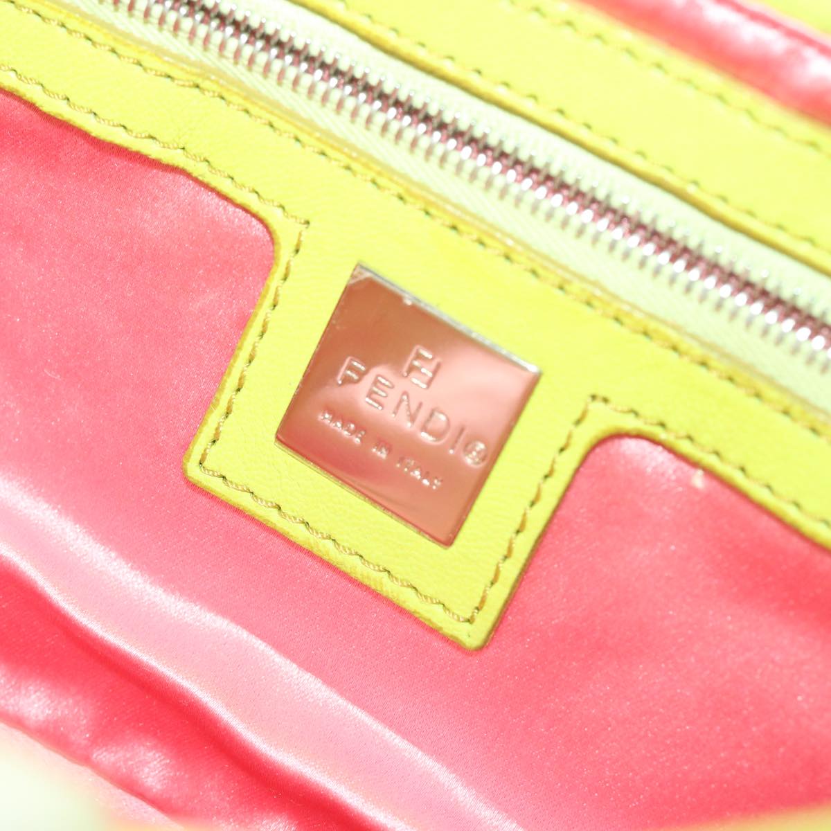 FENDI Mamma Baguette Shoulder Bag Leather Green 2318-26424-008 bs5603