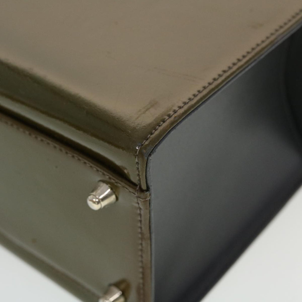 FENDI Shoulder Bag Leather 2way Khaki bs5657