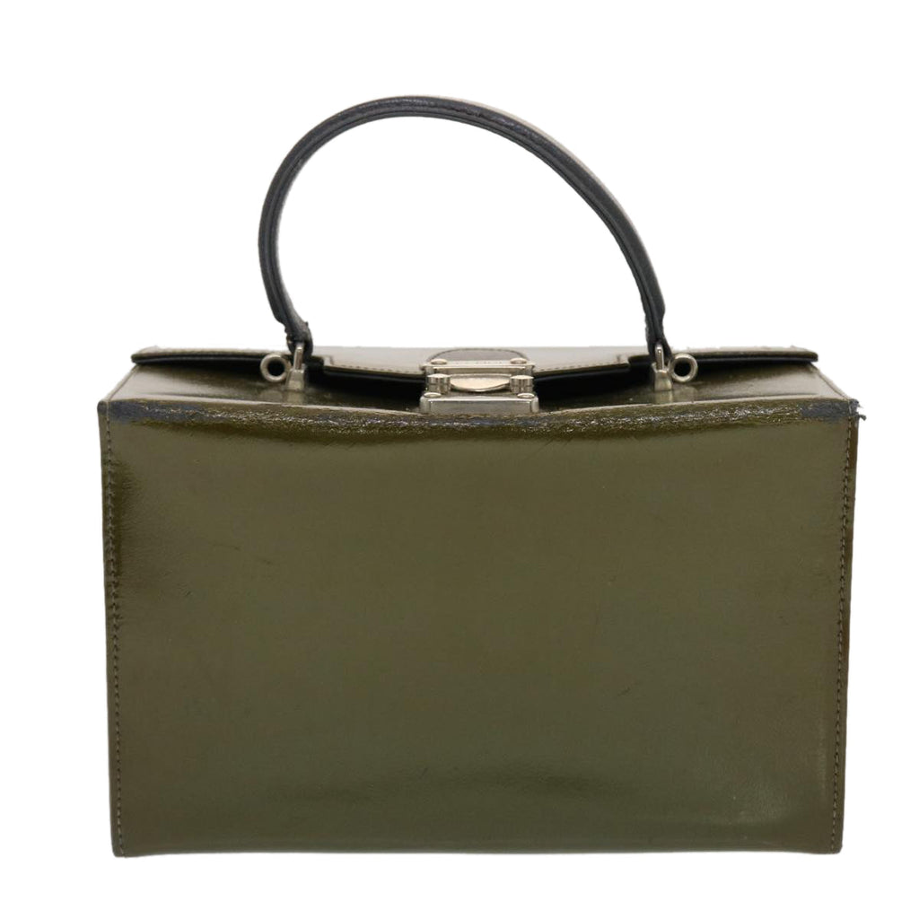 FENDI Shoulder Bag Leather 2way Khaki bs5657